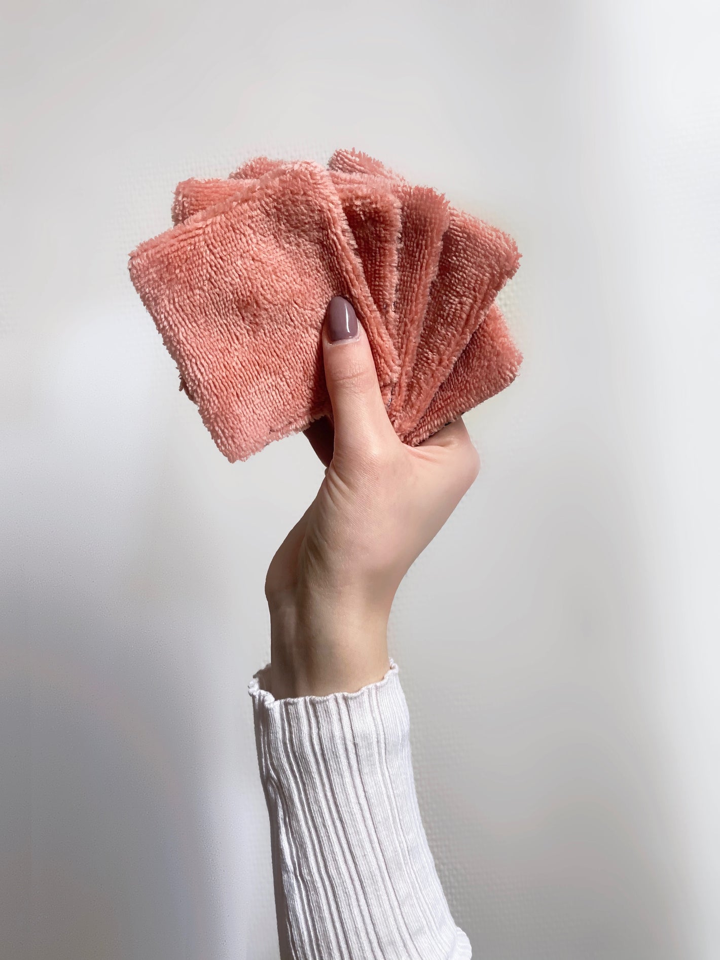 cotons lavables orange